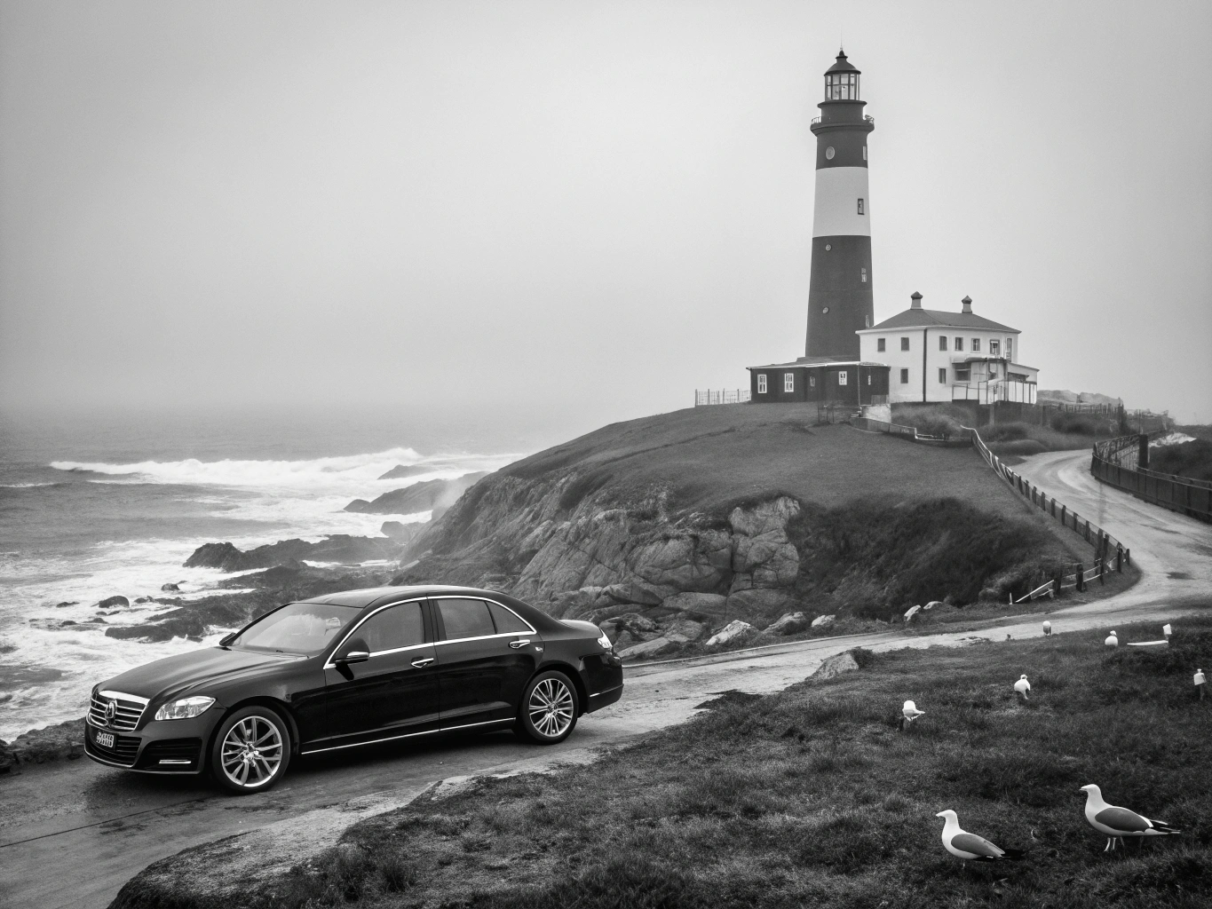 Architectural view of a Long Island landmark